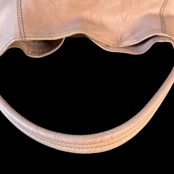 Burberry Blue Label Leather Pink Hobo Shoulder Bag - Picture 9 of 17